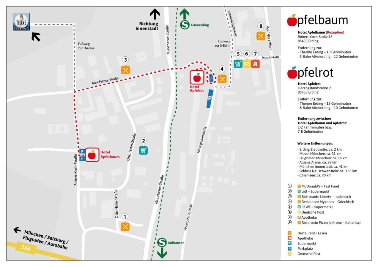 Hotel Apfelrot Erding Kültér fotó